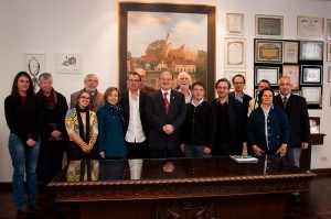 Grupo que acompanhou a solenidade
