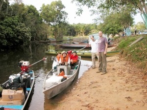 Equipe da UFPR: Mirna Casagrande, Olaf Mielke, Fernando Dias, Eduardo Carneiro e Diego Dolibaina