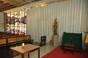 Restauração do vitral da Capela da Reitoria - foto: Leonardo Bettinelli