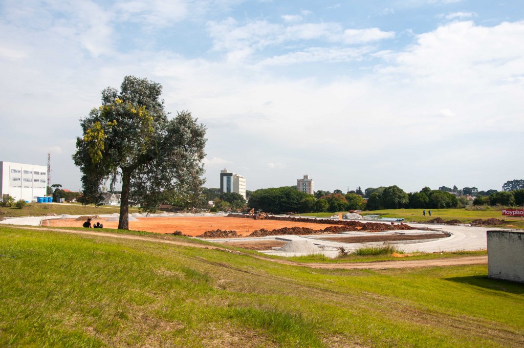A pista está localizada no campus Centro Politécnico. Imagem: Ana Assunção