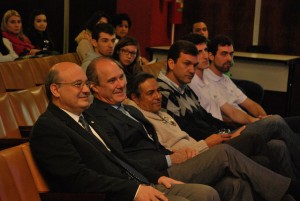 Dirigentes da UFPR prestigiam lançamento oficial da Empresa Junior.Foto: Leonardo Bettinelli