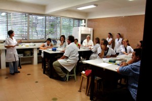 curso de Biologia Molecular e Genômica para professores de nível médio na UFPR. Foto: Daniel Renato Lammel
