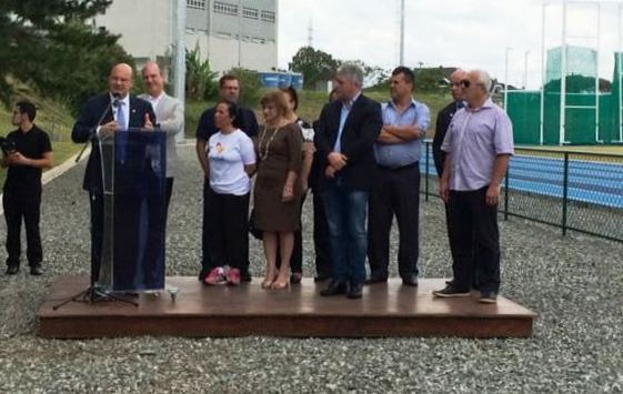 Zaki: "Estamos deixando uma semente de árvore que dará muitos frutos para o futuro de Curitiba e do Paraná na área do esporte, já que a UFPR nasceu como instituição para transformar e desenvolver nosso Estado”. Imagem: Marcos Solivan. 