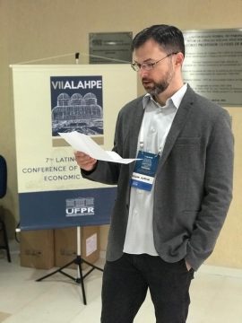 7ª Conferência Bienal da Alahpe na UFPR, associação que reúne historiadores do pensamento econômico da América Latina. foto :divulgação.