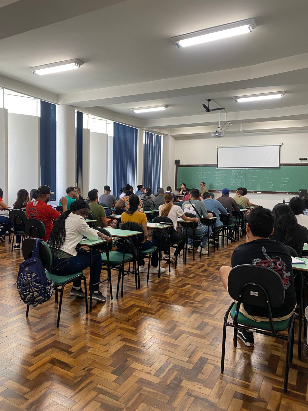 Aula do curso (foto equipe ) PBMIH