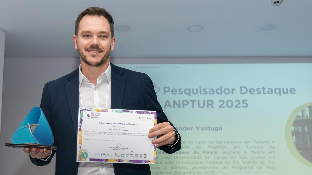 Vander Valduga prêmio Turismo
