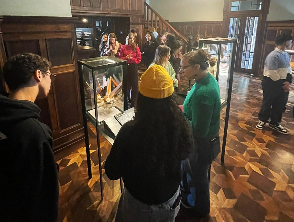 Visita de estudantes ao MUPA (foto arquivo pessoal)