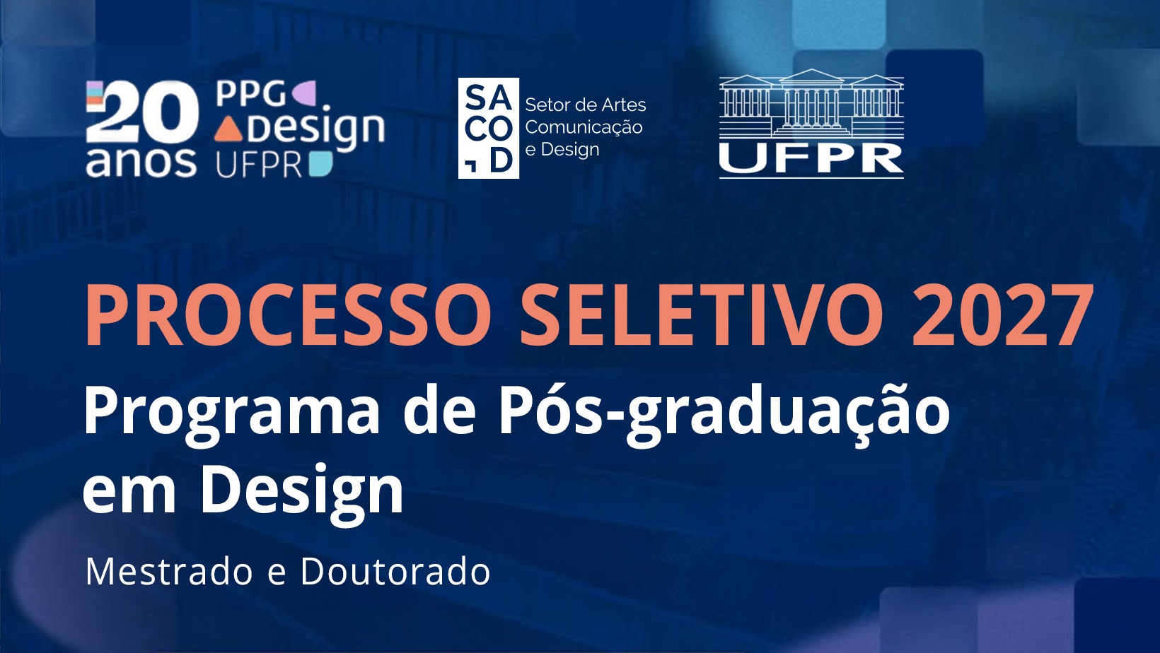 processo seletivo do programa de pós-graduação em design 2027